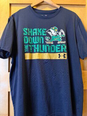 Under Armour Shake Down the Thunder Notre Dame Men's XL
